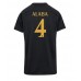 Real Madrid David Alaba #4 Voetbalkleding Derde Shirt Dames 2023-24 Korte Mouwen